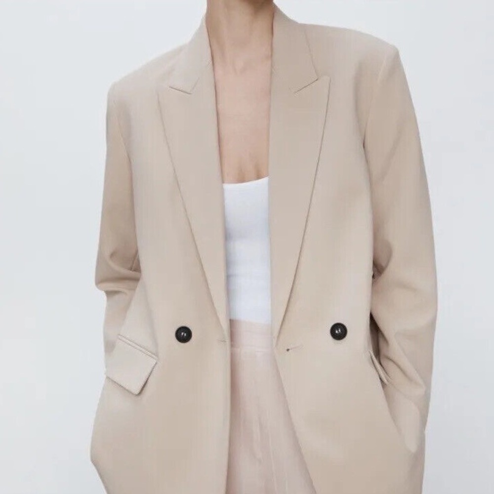 Zara Cream Blazer